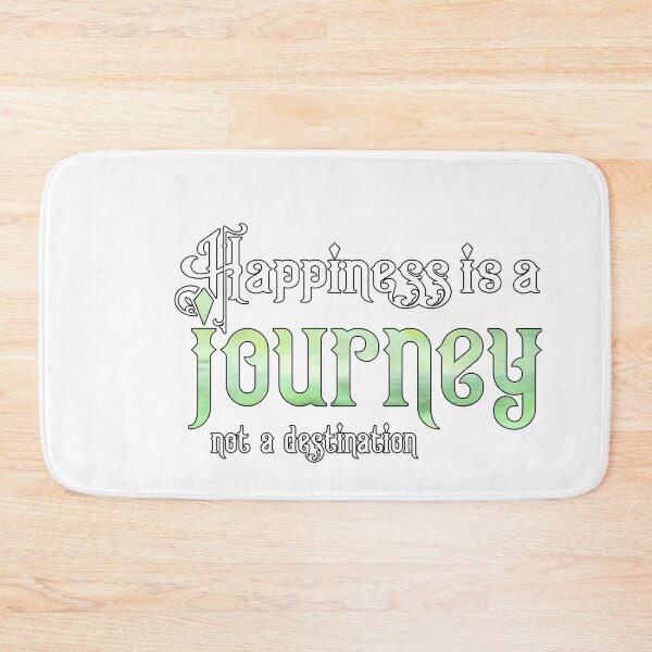 Item preview, Happiness is a journey not a destination designed and sold by RedCut.