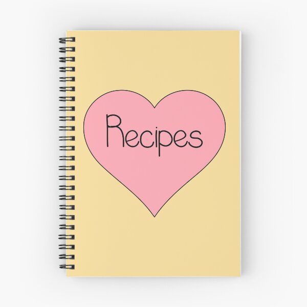 Item preview, Recipes Notebook designed and sold by noisyfish.