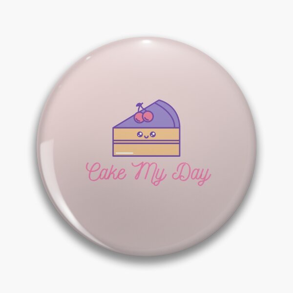 Item preview, Cake My Day, Make My Day Food Pun designed and sold by GoodMoodFood.