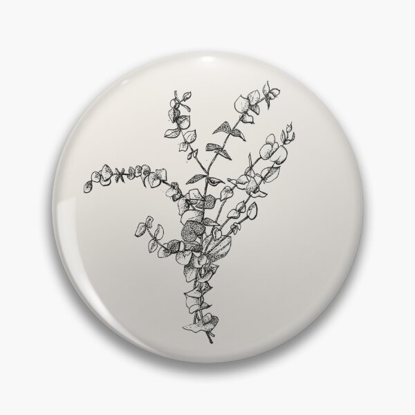 Item preview, Eucalyptus Handmade Drawing with Felt tip pens designed and sold by MalinMariana.