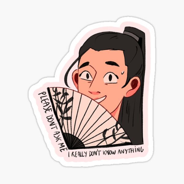 Item preview, nie huaisang sticker designed and sold by leddia.