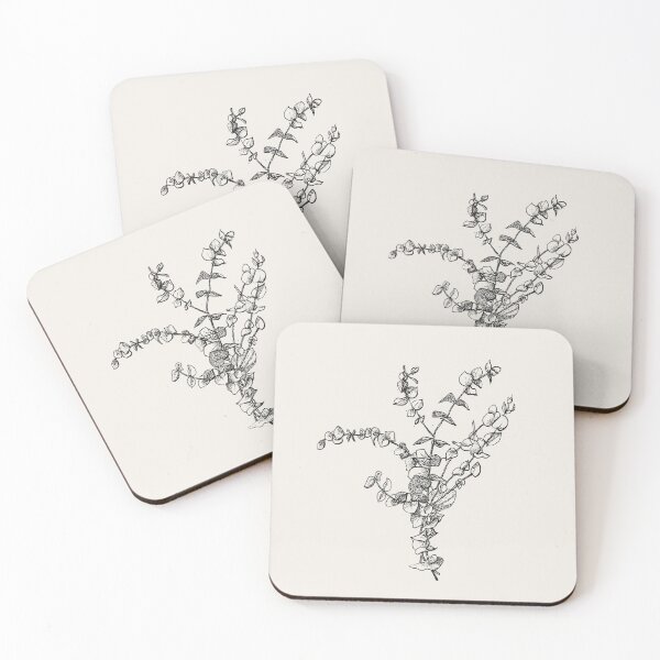 Item preview, Eucalyptus Handmade Drawing with Felt tip pens designed and sold by MalinMariana.