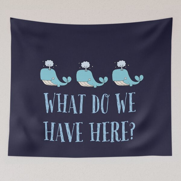 Item preview, Whale Whale Whale - Animal Puns designed and sold by Jamiecsmith1986.