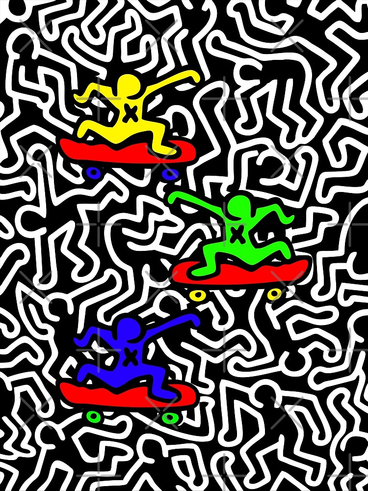pop art figures keith haring