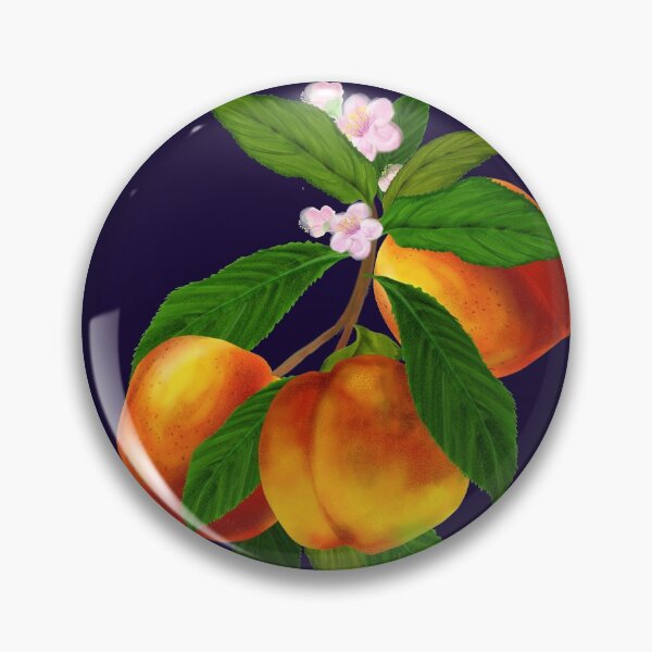Item preview, Peach Botanical Illustration  designed and sold by PAPERPLAN.