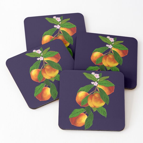 Item preview, Peach Botanical Illustration  designed and sold by PAPERPLAN.