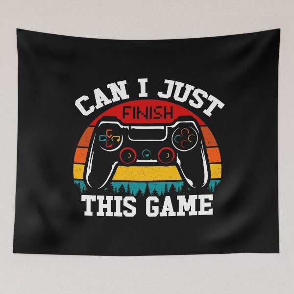 Item preview, Can I Just Finish This Game funny illustrator gift designed and sold by KO-Design.