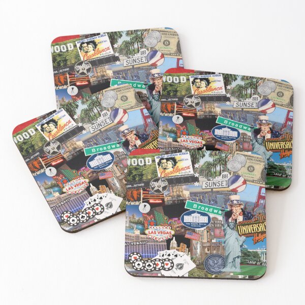 Item preview, United States Sights Collage designed and sold by ThePortShop.