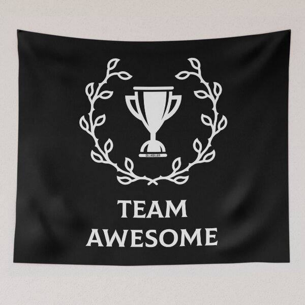 Item preview, Team Awesome (Emblem / Trophy / Icon / Pictogram / White) designed and sold by MrFaulbaum.