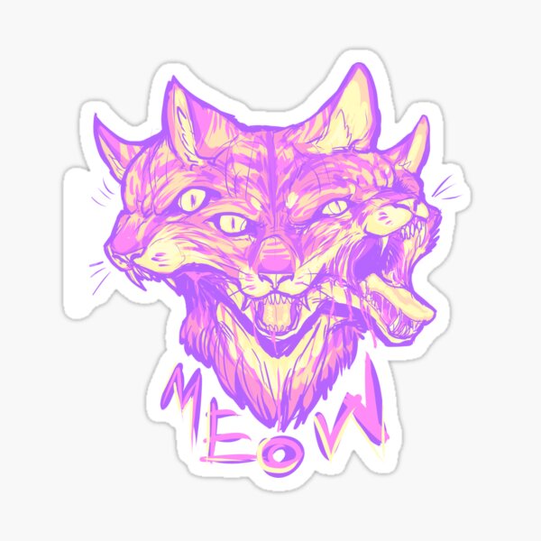 pastel meow Sticker