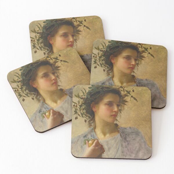 Item preview, Lete sommar girl with fruit by William Bouguereau designed and sold by Vintage Designs +.