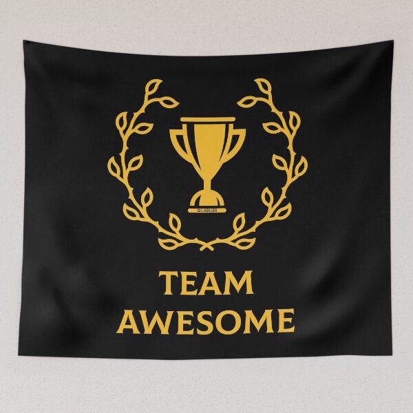 Item preview, Team Awesome (Emblem / Trophy / Icon / Pictogram / Gold) designed and sold by MrFaulbaum.
