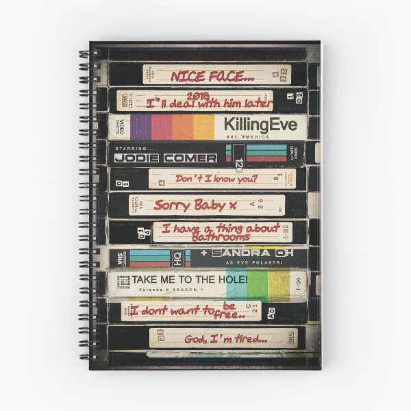 Item preview, killing eve retro VHS stack  designed and sold by leonifitzy.