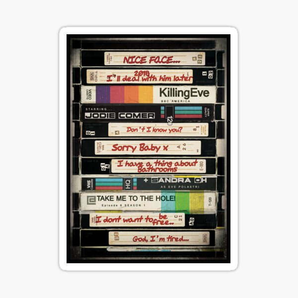 Item preview, Vorabend Retro VHS-Stapel zu töten designed and sold by leonifitzy.