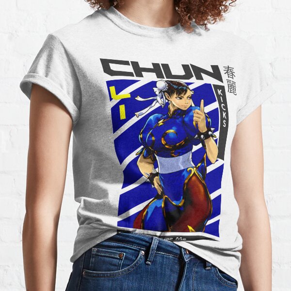 chun li street fighter shirt