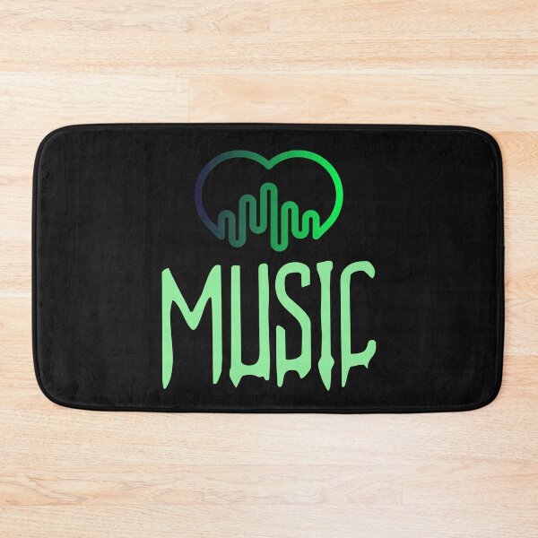 Item preview, Music, is Life, has my Heart, Typography designed and sold by DiscGolfTees.