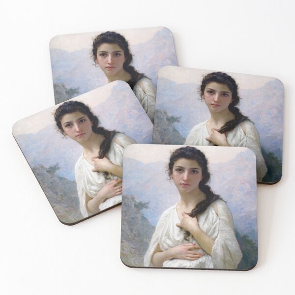 Item preview, Meditation by William Bouguereau designed and sold by Vintage Designs +.