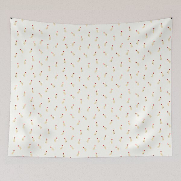 Item preview, Hand-drawn hands holding red  flowers on the white background designed and sold by BychkovaEvgenia.