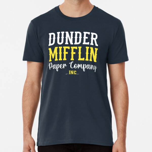 Camiseta de la película de la Oficina de Dunder Mifflin, camiseta de diseño  divertido, nueva