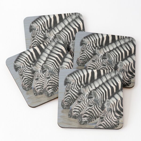 Item preview, Zebras drinking designed and sold by Melissa Peltenburg.