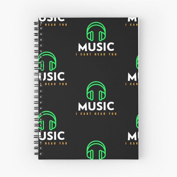 Item preview, Music I Cant Hear You, Turn Up the Music, Music Headphones designed and sold by DiscGolfTees.