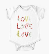 Love Love Love One Piece - Short Sleeve