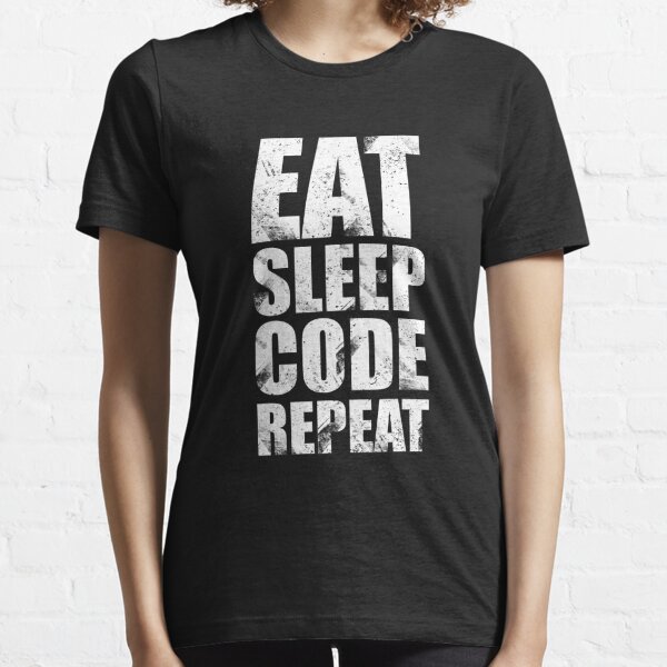 Eat Sleep Repeat T Shirts Redbubble - boy sleep clothes codes for roblox high school