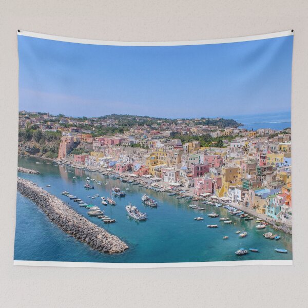 Item preview, Pretty Procida Pastels, Italy designed and sold by Bryony Rose.