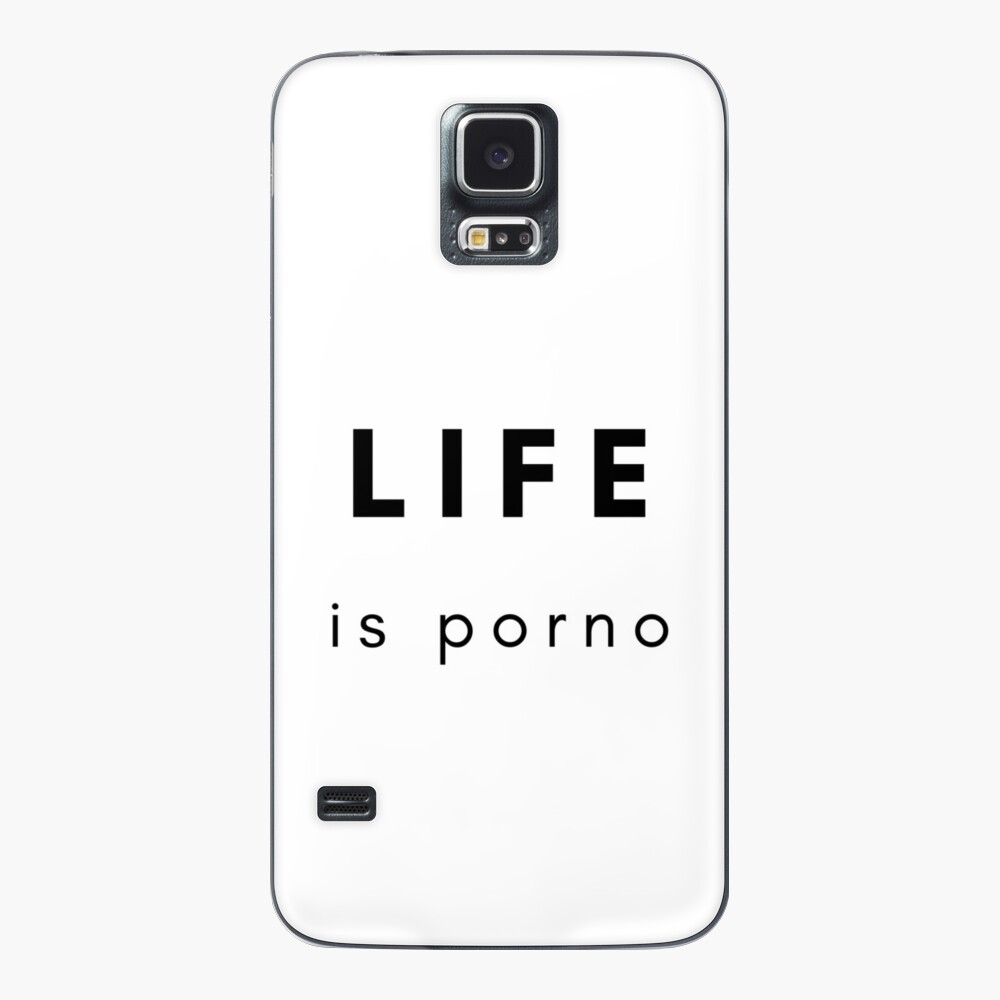 Life is Porno Poster for Sale by CometCircles | Redbubble