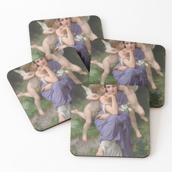Item preview, Maid with cherubs by William Bouguereau designed and sold by Vintage Designs +.