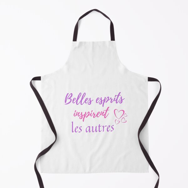 Item preview, Beautiful mind inspire others - popular french quotes theme gifts (in white) designed and sold by RebelliousRosee.