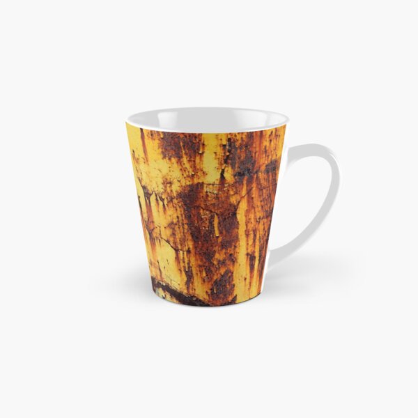 Orange grunge textured print Tall Mug