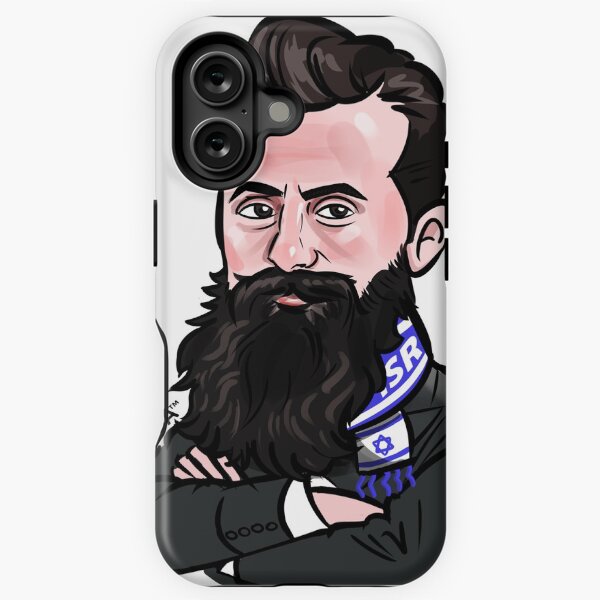 Item preview, Theodor Herzl w/ Israel Flag Funny Graphic Zionist Jewish  designed and sold by sababa-shop.