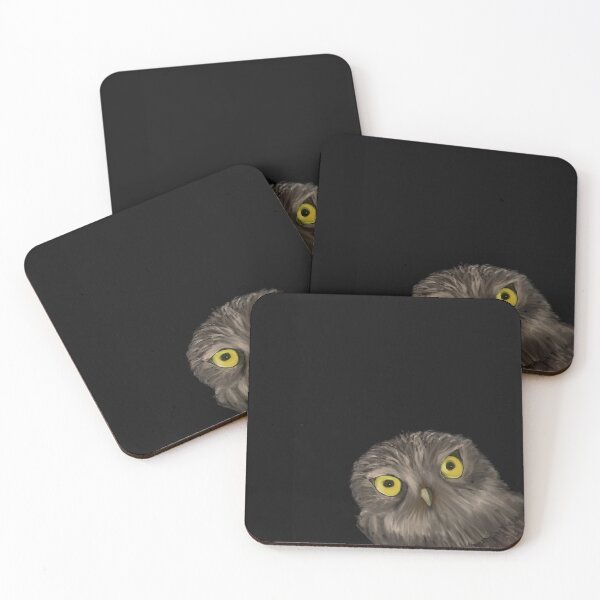 Item preview,  Corner Peeking Owl designed and sold by Speckle.