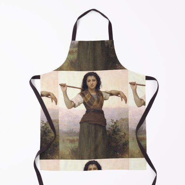 Artikelvorschau, The Shepherdess by William Bouguereau entworfen und verkauft von Vintage Designs +.