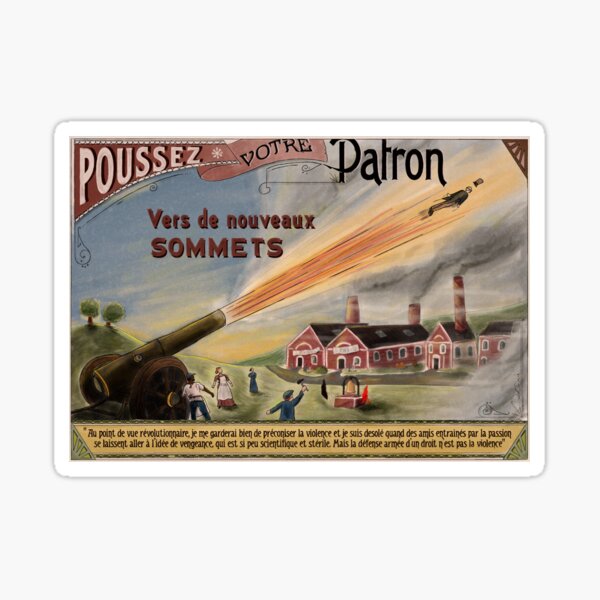Item preview, Fliege deinen Chef - Antikapitalistische Kanone - Fr. designed and sold by Loki Propagandart.