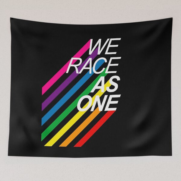 Item preview, We Race As One - Rainbow Lines designed and sold by reval-store.