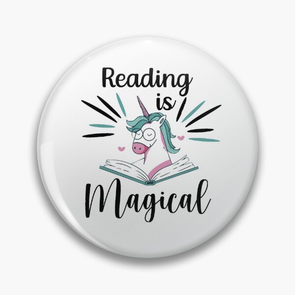 Item preview, Reading Is Magical sticker designed and sold by sketchypages.
