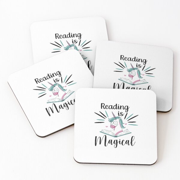 Item preview, Reading Is Magical sticker designed and sold by sketchypages.