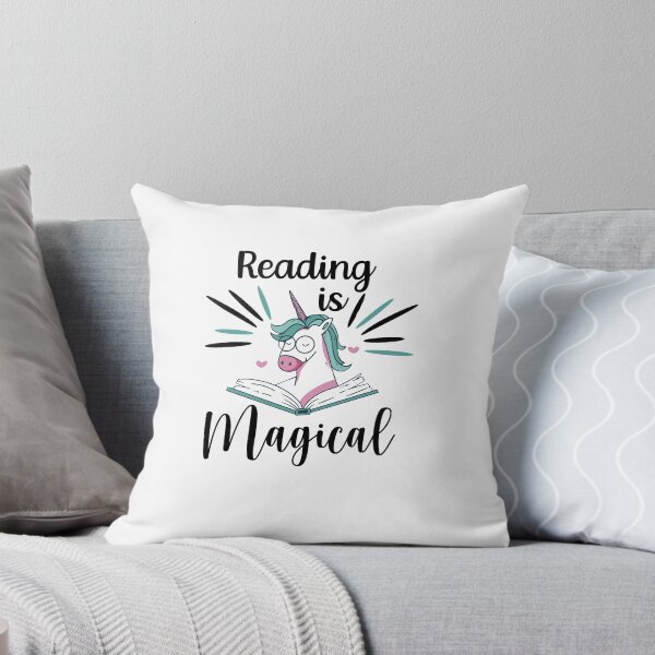 Item preview, Reading Is Magical sticker designed and sold by sketchypages.