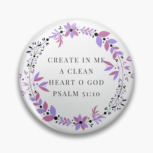 Item preview, Psalm 51:10 designed and sold by road-to-faith.