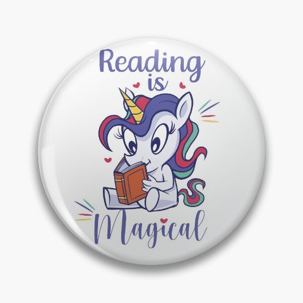 Item preview, Reading Is Magical sticker designed and sold by sketchypages.