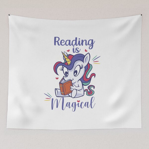 Item preview, Reading Is Magical sticker designed and sold by sketchypages.