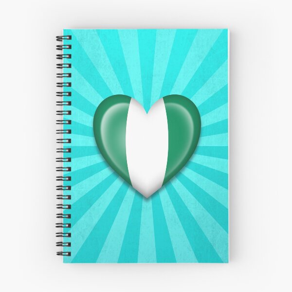 Item preview, Nigerian Heart Flag designed and sold by JeffBartels.