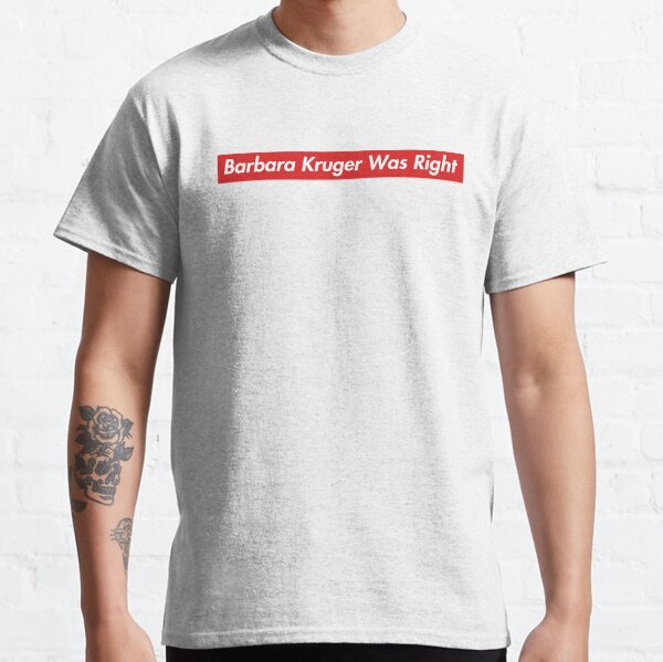 barbara kruger supreme t shirt