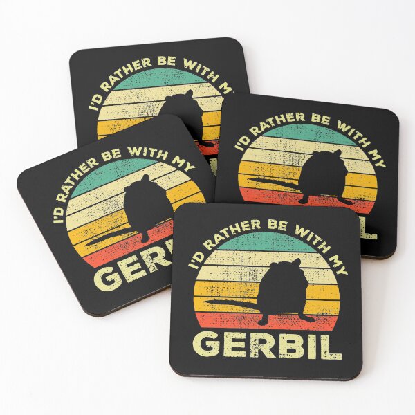 Item preview, I’d Rather Be With My Gerbil Vintage Gift For Gerbil Owners designed and sold by JokeGysen.