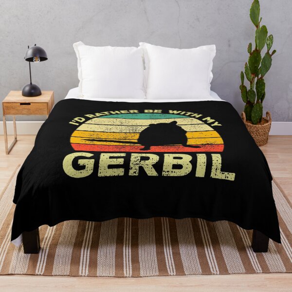 Item preview, I’d Rather Be With My Gerbil Vintage Gift For Gerbil Owners designed and sold by JokeGysen.