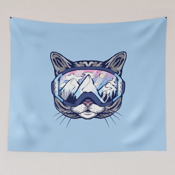 Item preview, Cat ski goggles skiing designed and sold by DerSenat.