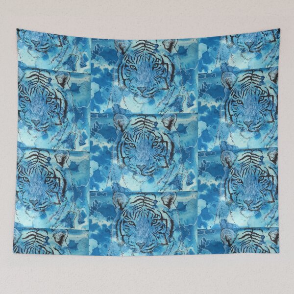 Item preview, Tiger Blue designed and sold by Angelika Kjeller.