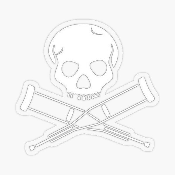 Jackass Logo Transparenter Sticker